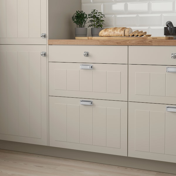 IKEA STENSUND drawer front, beige, 18x15 in, Ikea Ireland | 8162IQBHF
