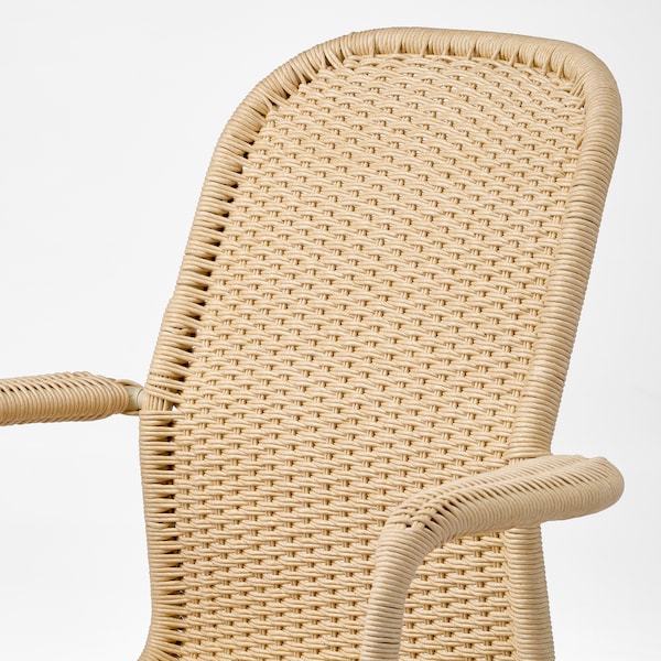 IKEA STIGBYGEL swivel chair with armrests Beige / White, Ikea Ireland | 1425FGWPC