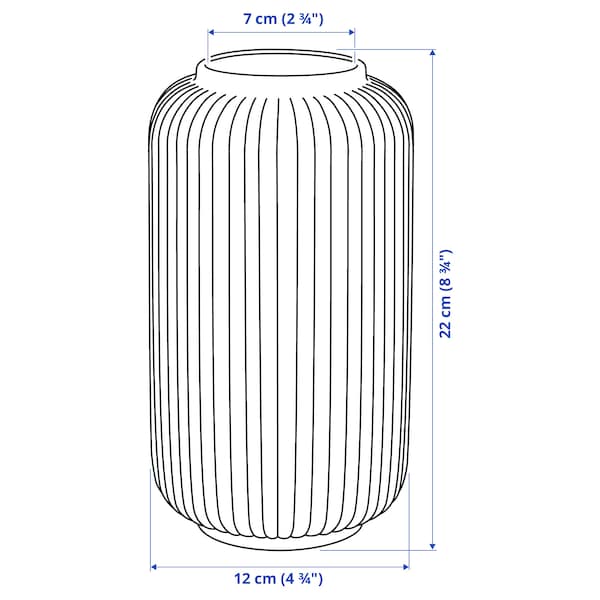 IKEA STILREN vase, 8 ¾ in Black, Ikea Ireland | 5986GDNUZ