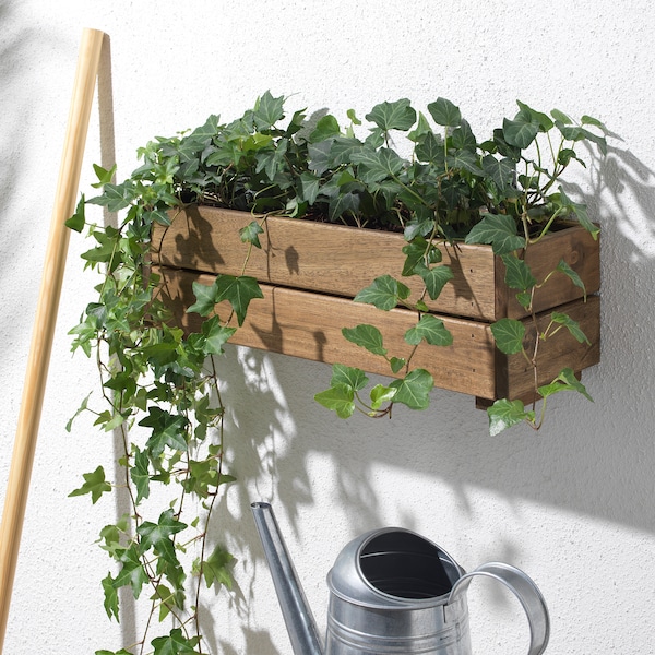 IKEA STJÄRNANIS flower box, 17x6 in Outdoor Acacia, Ikea Ireland | 1692SWRCZ