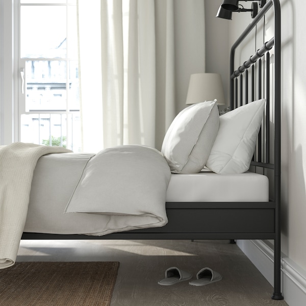 IKEA STJÄRNÖ bed frame, Full Anthracite / Luröy, Ikea Ireland | 9480JIQZO