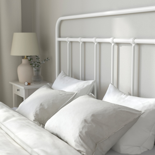 IKEA STJÄRNÖ bed frame, Full White / Lönset, Ikea Ireland | 3512QKYBW