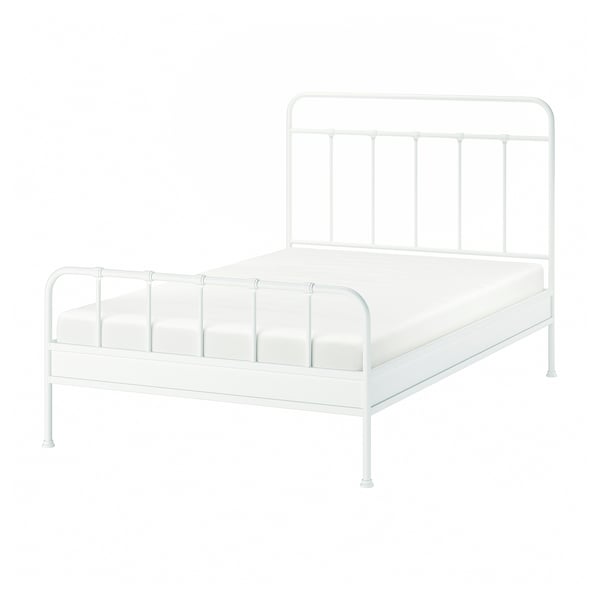 IKEA STJÄRNÖ bed frame, Full White / Lönset, Ikea Ireland | 3512QKYBW