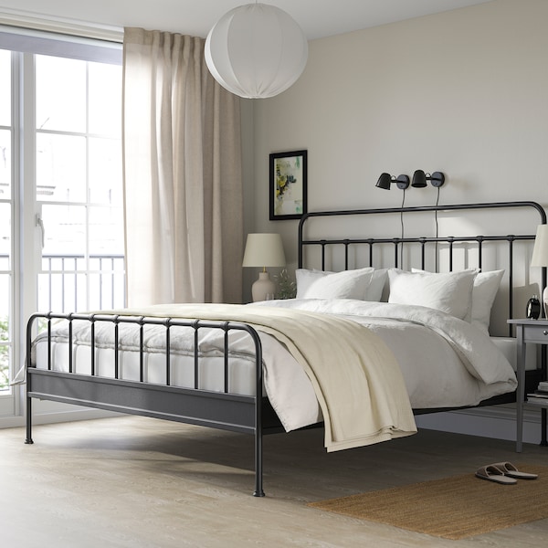 IKEA STJÄRNÖ bed frame, King Anthracite, Ikea Ireland | 5860RMJOD