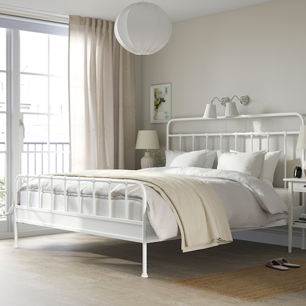 IKEA STJÄRNÖ bed frame, King White, Ikea Ireland | 3904RQFUM