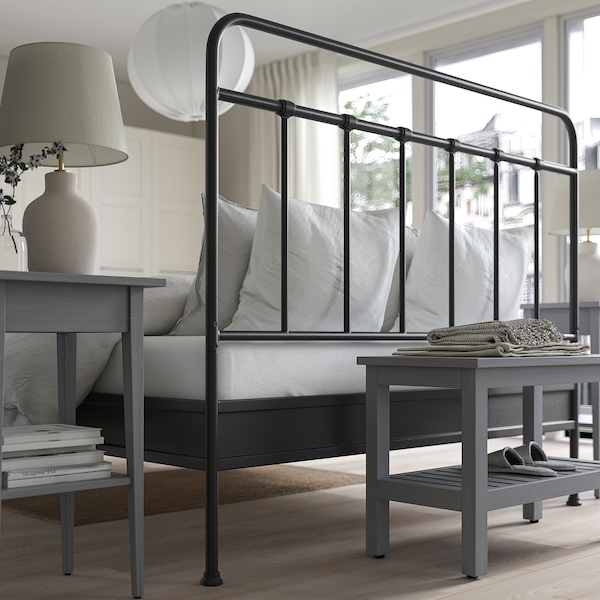IKEA STJÄRNÖ bed frame, Queen Anthracite, Ikea Ireland | 0234YGUHN
