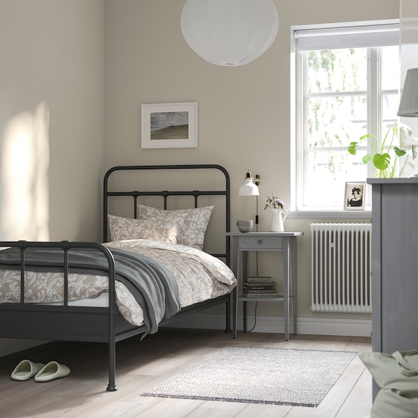 IKEA STJÄRNÖ bed frame, Twin Anthracite / Lönset, Ikea Ireland | 6807OYSNW