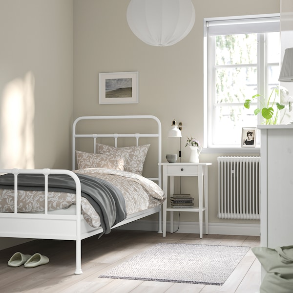 IKEA STJÄRNÖ bed frame, Twin White / Luröy, Ikea Ireland | 0348GOMZA