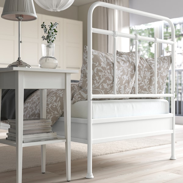 IKEA STJÄRNÖ bed frame, Twin White / Luröy, Ikea Ireland | 0348GOMZA