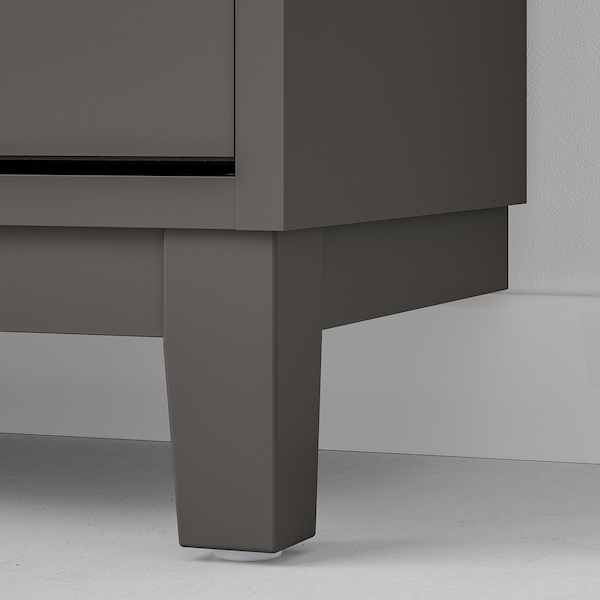 IKEA STÄLL shoe cabinet with 3 compartments, 31 1/8x11 3/8x58 1/4 in Dark Gray, Ikea Ireland | 5729VSRDF