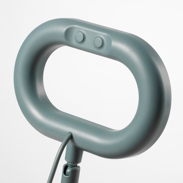 IKEA STÄNKREGN LED ring lamp, dimmable/turquoise, Ikea Ireland | 4269BHSLJ