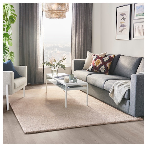 IKEA STOENSE Rug, low pile, 5 ' 7 inx7 ' 10 in Off White, Ikea Ireland | 6038ASWVI