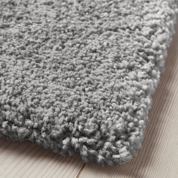 IKEA STOENSE Rug, low pile, medium gray, Length: 4 ' 11 in, Ikea Ireland | 4826FNASW