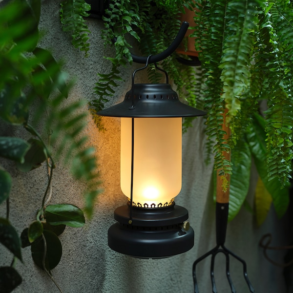 IKEA STORHAGA LED table lamp, dimmable outdoor, black, 14 in, Ikea Ireland | 5679UJVYO