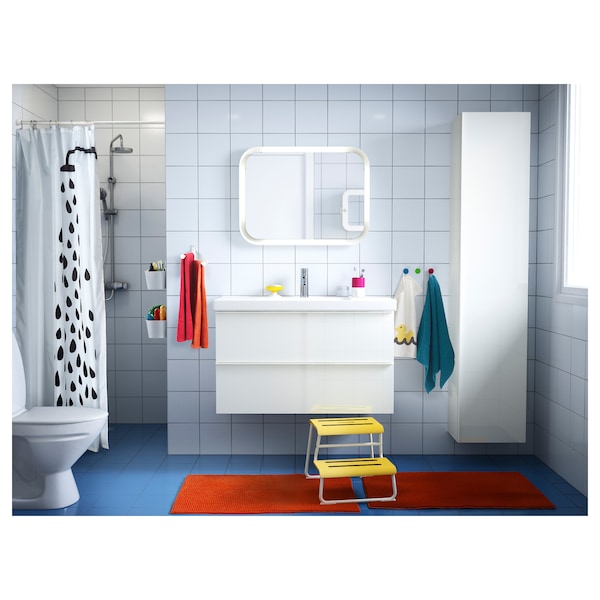 IKEA STORJORM Mirror with built-in light, white, 31 1/2x23 5/8 in, Ikea Ireland | 1352AFHON