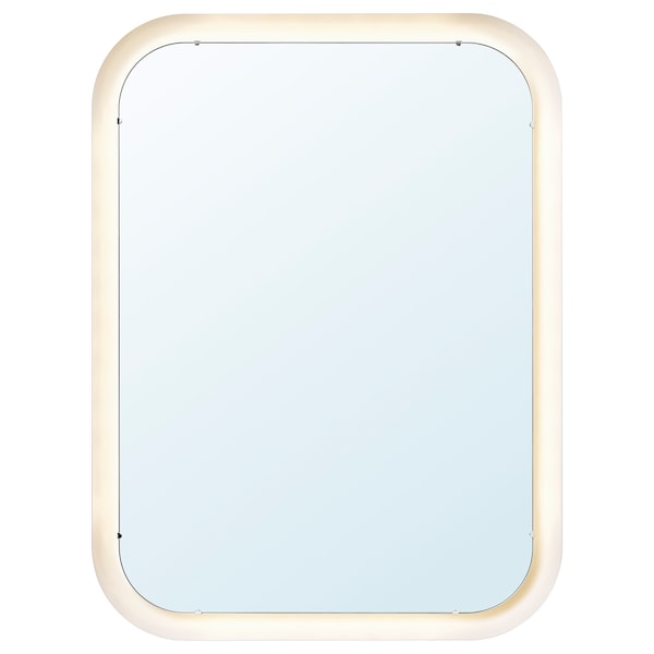 IKEA STORJORM Mirror with built-in light, white, 31 1/2x23 5/8 in, Ikea Ireland | 1352AFHON