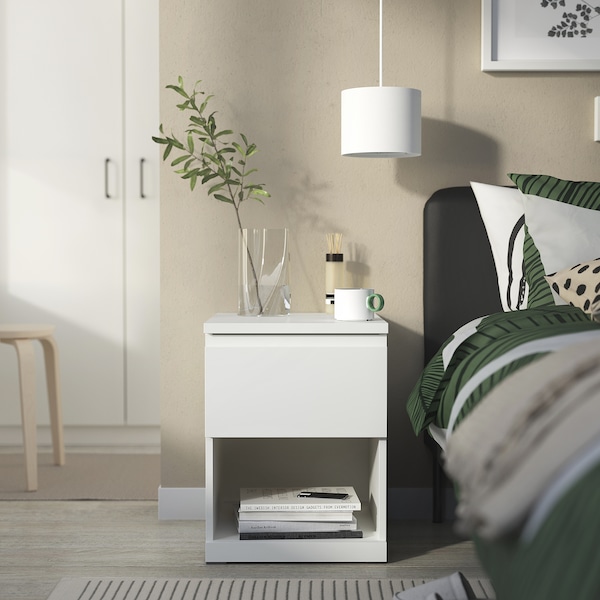 IKEA STORKLINTA bedside table, with 1 drawer, 15 3/4x18 7/8x20 7/8 in White, Ikea Ireland | 8672XAJNH