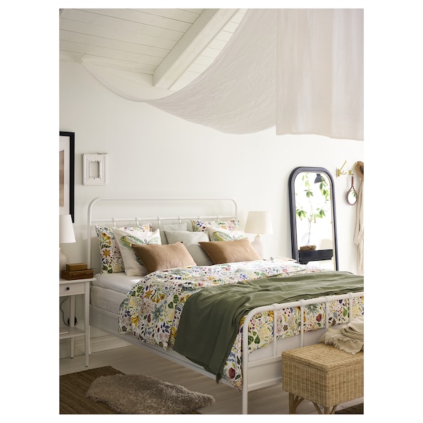 IKEA STRANDLUMMER duvet cover and pillowcase(s), Twin Multicolor / Floral Pattern, Ikea Ireland | 9785TYPJG