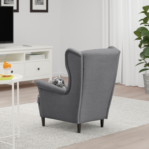 IKEA STRANDMON Children's armchair, Vissle gray, Ikea Ireland | 3968KTXCO