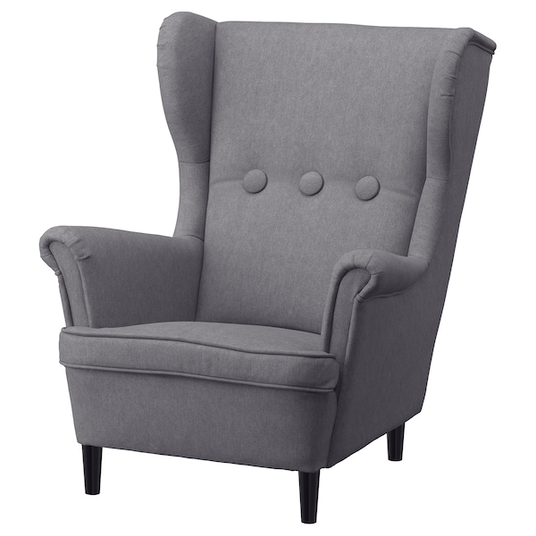 IKEA STRANDMON Children\'s armchair, Vissle gray, Ikea Ireland | 3968KTXCO