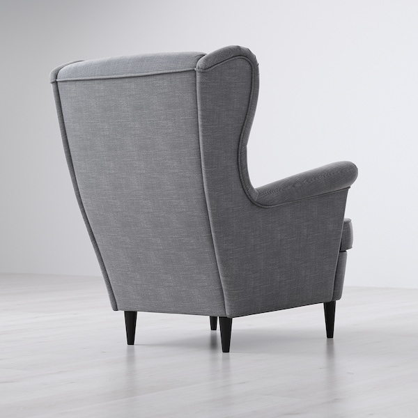 IKEA STRANDMON Wing chair Nordvalla Dark Gray, Ikea Ireland | 2459GIXMW