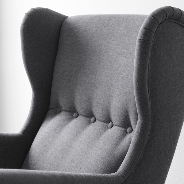 IKEA STRANDMON Wing chair Nordvalla Dark Gray, Ikea Ireland | 2459GIXMW