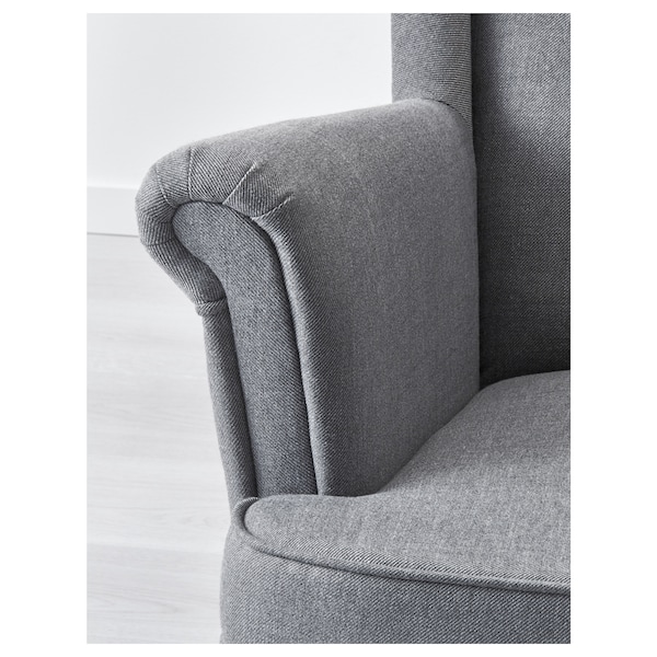 IKEA STRANDMON Wing chair Nordvalla Dark Gray, Ikea Ireland | 2459GIXMW