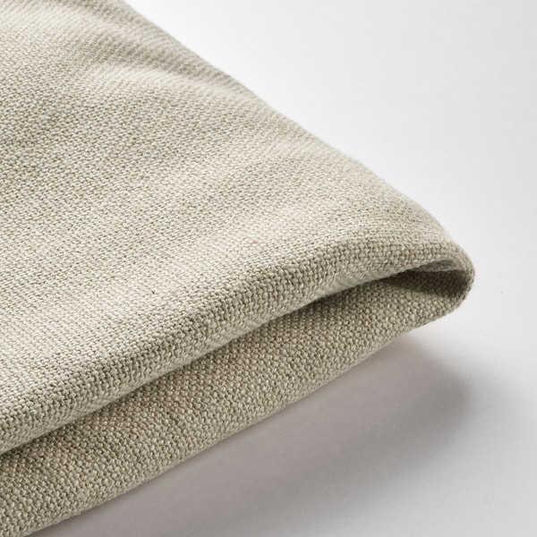 IKEA STRANDMON slipcover for ottoman Risane Natural, Ikea Ireland | 6032UCHGP