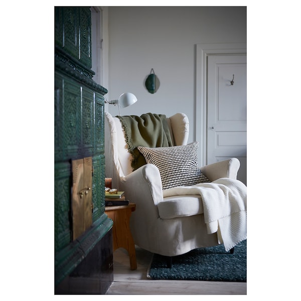 IKEA STRANDMON slipcover for wing chair Risane Natural, Ikea Ireland | 0762SCWPV