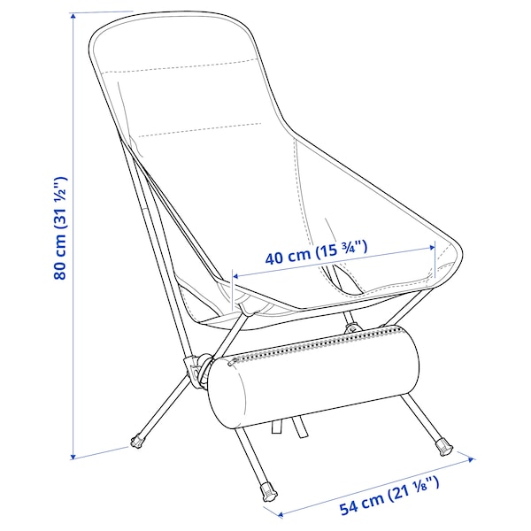 IKEA STRANDÖN folding chair, green, Ikea Ireland | 3764XYJOQ