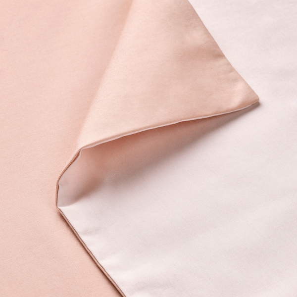 IKEA STRANDTALL duvet cover and pillowcase(s), King Dark Pink / Light Pink, Ikea Ireland | 5697NUMAL