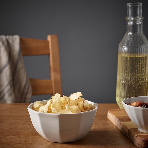 IKEA STRIMMIG bowl, 6 in, 4 pack White, Ikea Ireland | 1682QBIRP