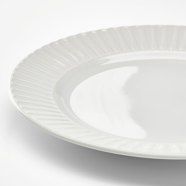 IKEA STRIMMIG plate, 10 ½ in, 4 pack White, Ikea Ireland | 5879JDBSU