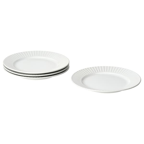 IKEA STRIMMIG plate, 10 ½ in, 4 pack White, Ikea Ireland | 5879JDBSU