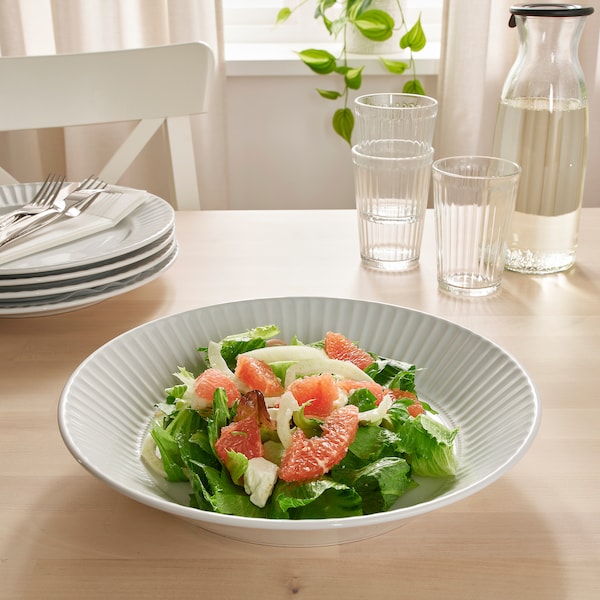 IKEA STRIMMIG serving plate, 11 in White, Ikea Ireland | 9706IWHLB