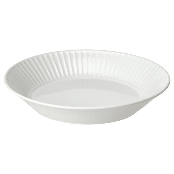 IKEA STRIMMIG serving plate, 11 in White, Ikea Ireland | 9706IWHLB