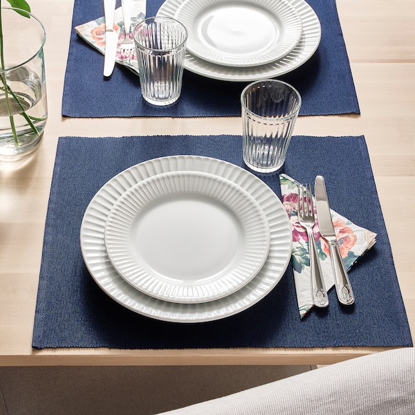 IKEA STRIMMIG side plate, 8 in, 4 pack White, Ikea Ireland | 3415HXGBV