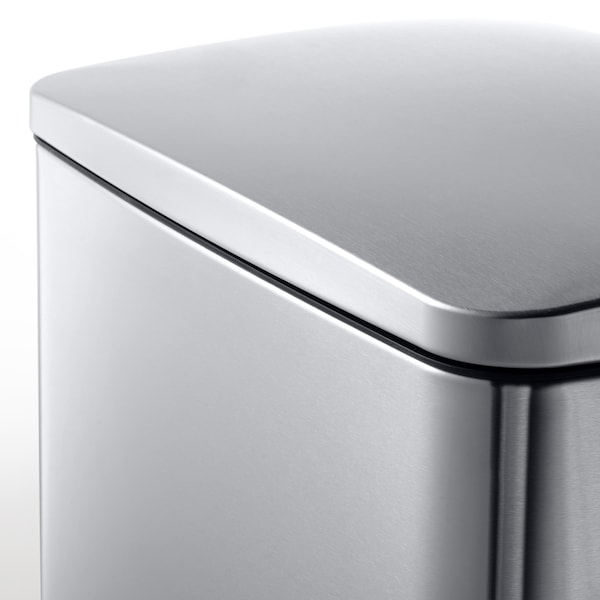 IKEA SULTEN step trash can, stainless steel, 13 gallon, Ikea Ireland | 1842SVIYC