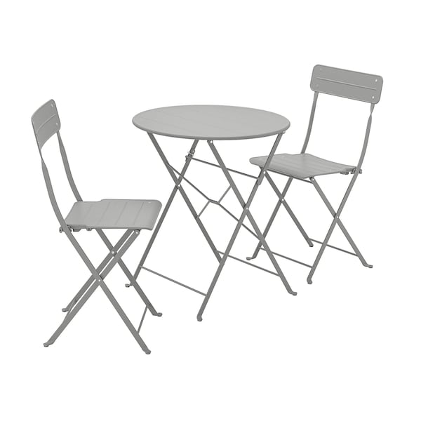 IKEA SUNDSÖ table+2 chairs, outdoor Gray / Gray, Ikea Ireland | 1364CEXOR
