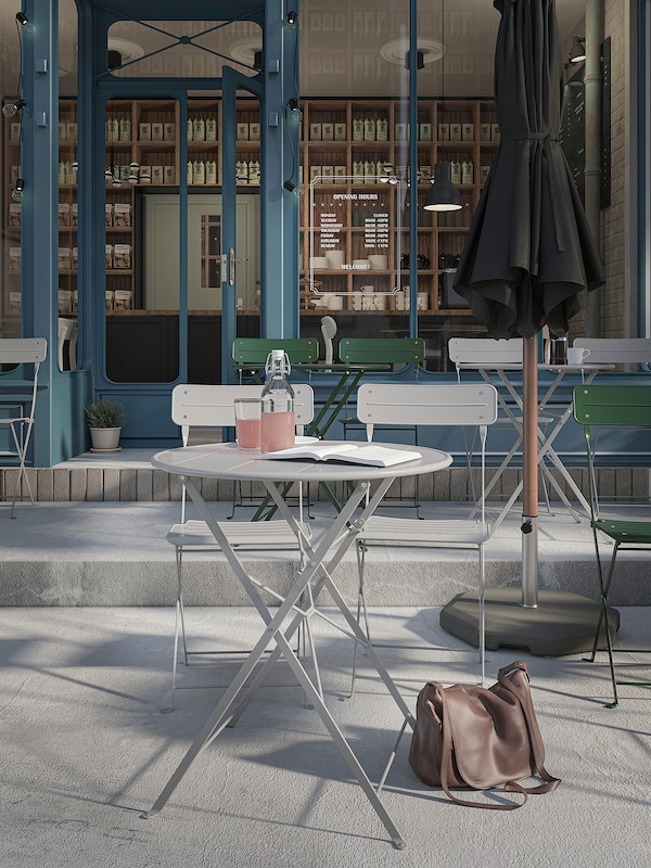 IKEA SUNDSÖ table, outdoor, 25 5/8 in Gray, Ikea Ireland | 4619MHFPD