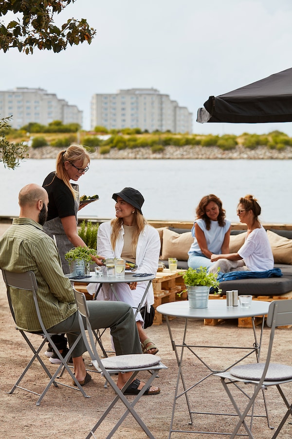 IKEA SUNDSÖ table, outdoor, 25 5/8 in Gray, Ikea Ireland | 4619MHFPD