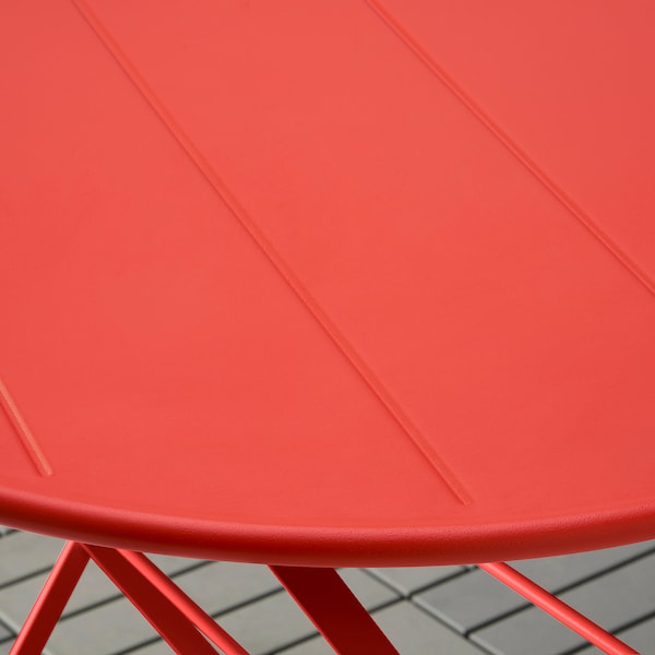 IKEA SUNDSÖ table, outdoor, 25 5/8 in Orange, Ikea Ireland | 6439CPMWA