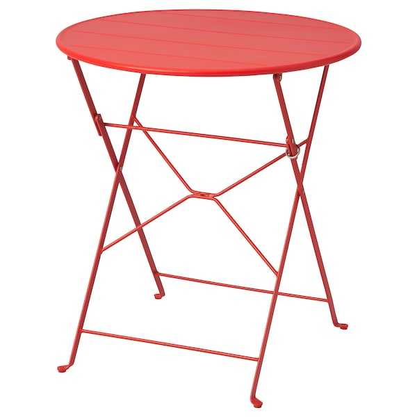 IKEA SUNDSÖ table, outdoor, 25 5/8 in Orange, Ikea Ireland | 6439CPMWA