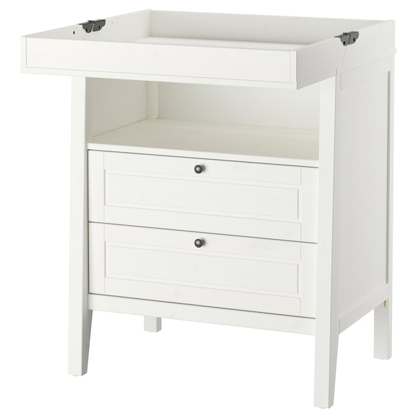 IKEA SUNDVIK changing table/chest White, Ikea Ireland | 8315ZCBOE