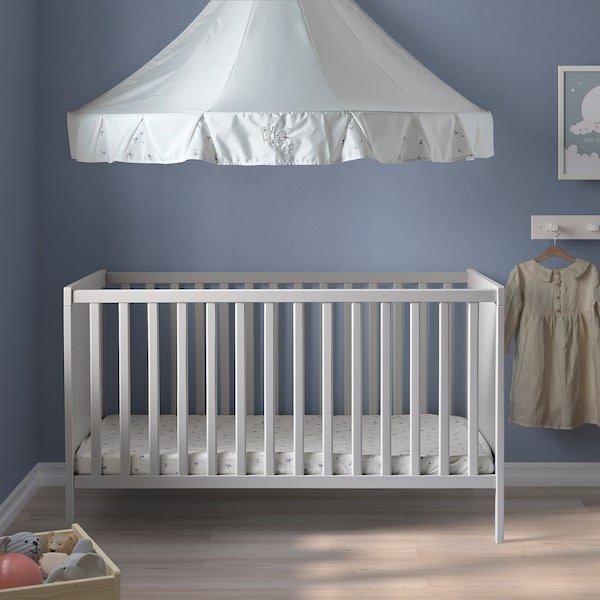 IKEA SUNDVIK crib, 27 1/2x52 in Gray, Ikea Ireland | 2305YQZCV