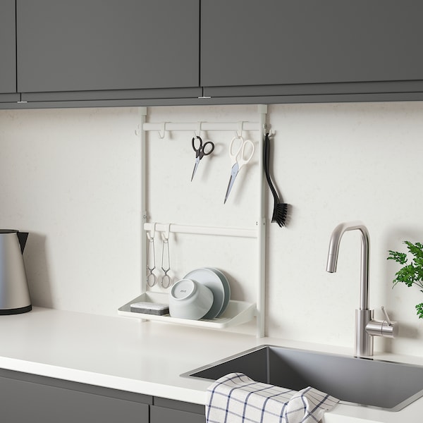 IKEA SUNNERSTA kitchen organizer set No Drill / Dish Drainer / Hook, Ikea Ireland | 9324FMESG