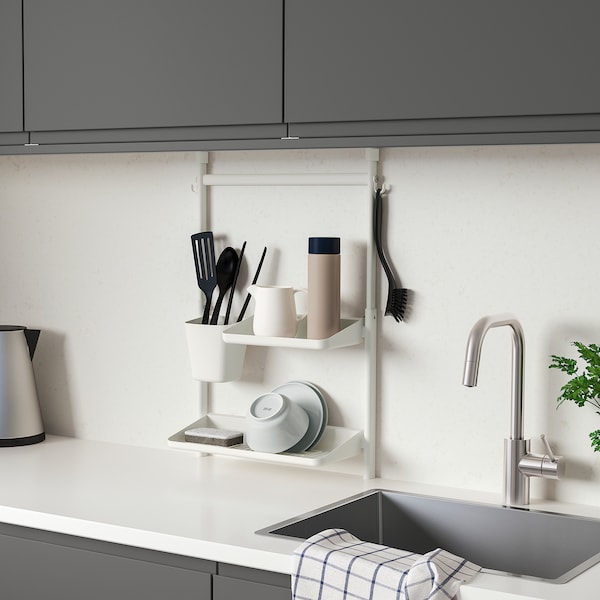 IKEA SUNNERSTA kitchen organizer set No Drill / Shelf / Dish Drainer / Container, Ikea Ireland | 0851PNGEI