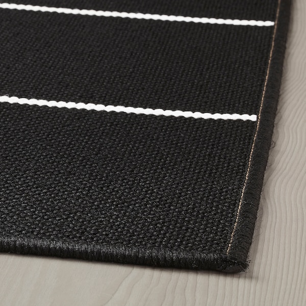 IKEA SVALLERUP rug flatwoven, in/outdoor, black/white, 6'7 inx6'7 in, Ikea Ireland | 6718KTFAX