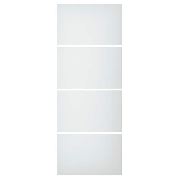 IKEA SVARTISDAL 4 panels for sliding door frame, 29 1/2x79 1/8 in White Paper Effect, Ikea Ireland | 1809VGTMJ