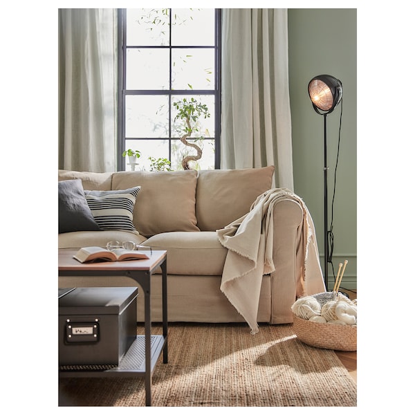 IKEA SVARTNORA floor lamp with LED bulb, black, Ikea Ireland | 4872IBZDW